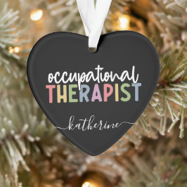 Personalisierter Berufstherapeut OT Geschenke Ornament