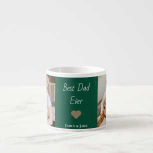 Personalisierter Best-Dad-Ever-Espresso-Becher mit Espressotasse