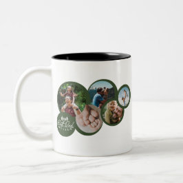 Personalisierter Best Dad Ever Foto-Becher Zweifarbige Tasse