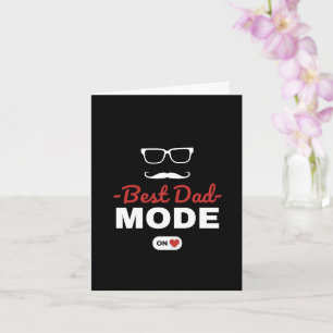 Personalisierter Best-Dad-Modus am Vatertag Karte