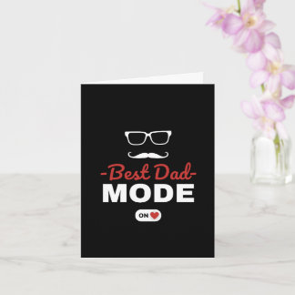 Personalisierter Best-Dad-Modus am Vatertag Karte