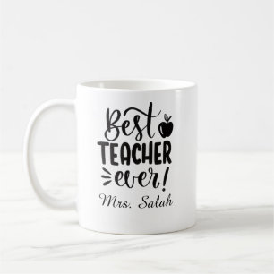 Personalisierter Beste-Lehrer-aller-Zeiten-Becher Kaffeetasse