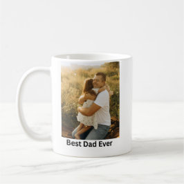 Personalisierter Beste Papa Aller Zeiten Foto-Bech Kaffeetasse