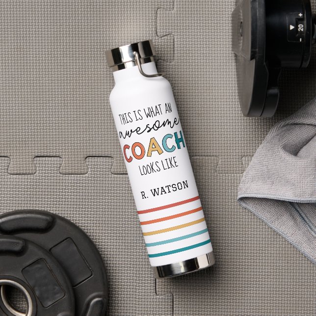 Personalisierter bester Coach je | Phantastische B Trinkflasche (Fitnessstudio)