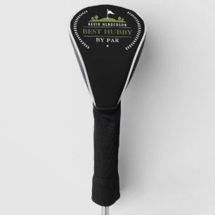Personalisierter bester Hubby-Par Golf Headcover