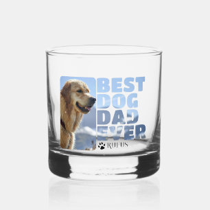 Personalisierter bester Hundevater Whiskyglas
