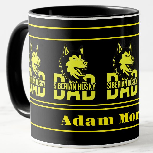Personalisierter bester Husky-Vater je Tasse (Von Creator hochgeladen)