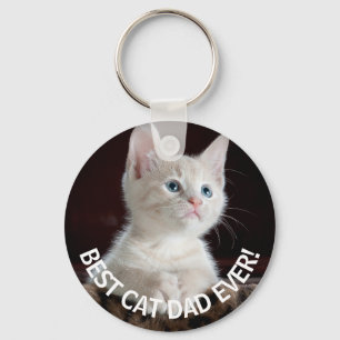 Personalisierter Bester Katzenvater Aller Zeiten, Schlüsselanhänger