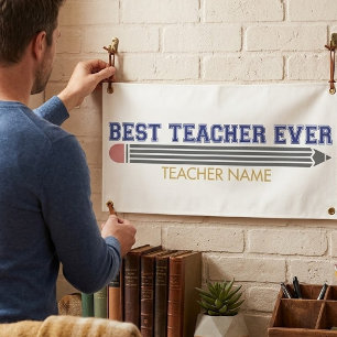 Personalisierter bester Lehrer je - individuelles  Banner