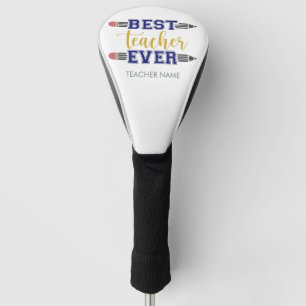 Personalisierter bester Lehrer je - individuelles Golf Headcover