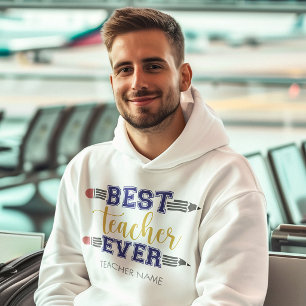 Personalisierter bester Lehrer je - individuelles Hoodie