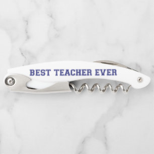 Personalisierter bester Lehrer je - individuelles Kellnermesser