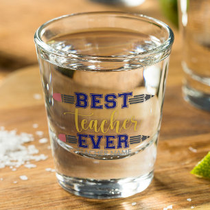 Personalisierter bester Lehrer je - individuelles Schnapsglas