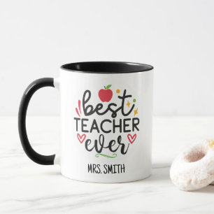 Personalisierter Bester Lehrer überhaupt Tasse