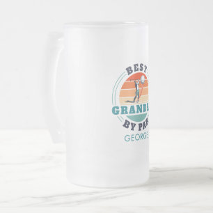 Personalisierter Bester Opa By Par Zum Vatertag Mattglas Bierglas