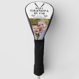 Personalisierter bester Opa nach Par Foto Golf Headcover