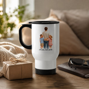 Personalisierter Bester Papa Aller Zeiten Benutz Reisebecher