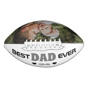 Personalisierter bester Vater je benutzerdefiniert Football