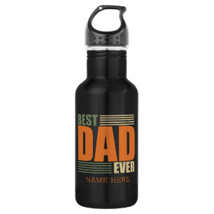 Personalisierter bester Vater je Edelstahlflasche