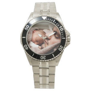 Personalisierter bester Vater je, Foto Armbanduhr