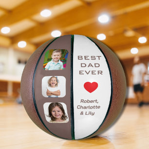 Personalisierter bester Vater je Foto Basketball
