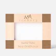 Personalisierter bester VATER je Iceberg Kunstvoll