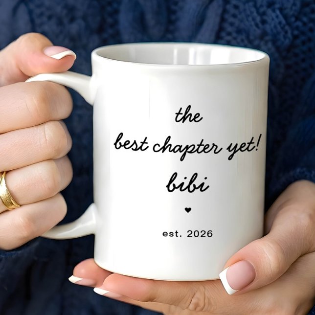 Personalisierter Bibi-Mug Bestes Kapitel bisher Kaffeetasse (Von Creator hochgeladen)