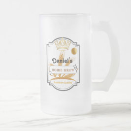 Personalisierter Bierglas-Cup Mattglas Bierglas