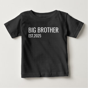 Personalisierter Big Brother T - Shirt, Bruder ver Baby T-shirt