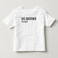 Personalisierter Big Brother T - Shirt, Bruder ver