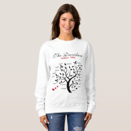 Personalisierter Big Family Tree (20 Namen) Sweatshirt