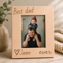 Personalisierter Bilderrahmen 'Bester Vater aller 