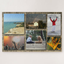 Personalisierter Bilderrahmen Collage Puzzle