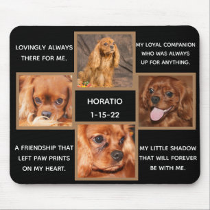 Personalisierter Bilderrahmen für Hundedenken Mousepad