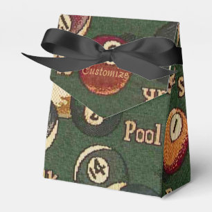Personalisierter Billard-Ball-Hintergrund Geschenkschachtel