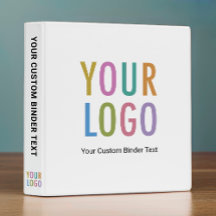 Personalisierter Binder für Unternehmen mit Firmen