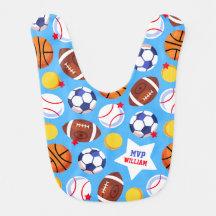 Personalisierter blauer Sport - themed Schellfisch