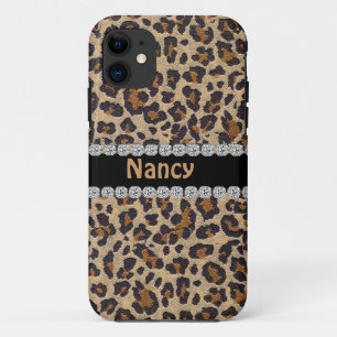 PERSONALISIERTER BLING IPHONE 5 FALL DES CHEETAH- Case-Mate iPhone HÜLLE