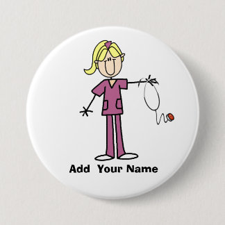 Personalisierter blonder button