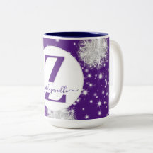 Personalisierter Blue Snowflake Custom Cocoa Tee