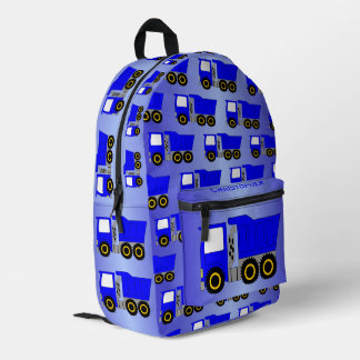 Personalisierter Blue Truck Bedruckter Rucksack