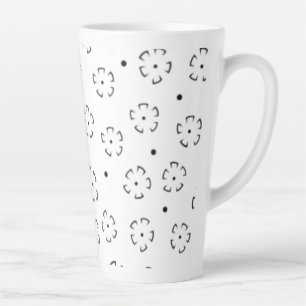 Personalisierter Blumen-Geburtstagsgeschenk-Ordner Milchtasse