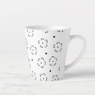 Personalisierter Blumen-Geburtstagsgeschenk-Ordner Milchtasse