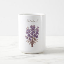 Personalisierter Blumen-Tasse mit Rittersporn