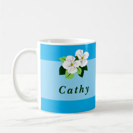 Personalisierter Blumenbecher Kaffeetasse