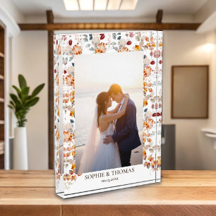 Personalisierter Blumenblock aus Foto