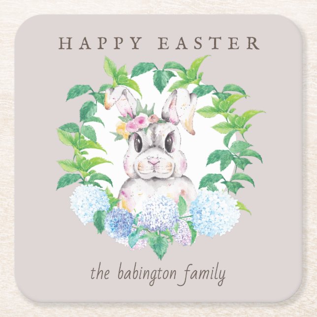 Personalisierter Blumengarten Rechteckiger Pappuntersetzer (Vorderseite)