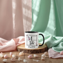 Personalisierter Blumengeschenk-Mommy-Becher
