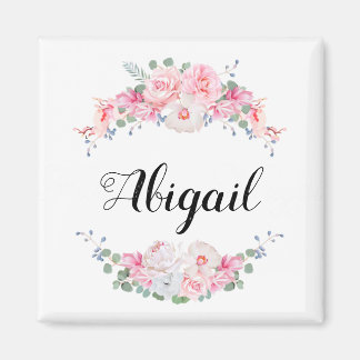 Personalisierter Blumenmagnet Magnet