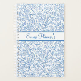 Personalisierter Blumenplaner mit Namen Planer